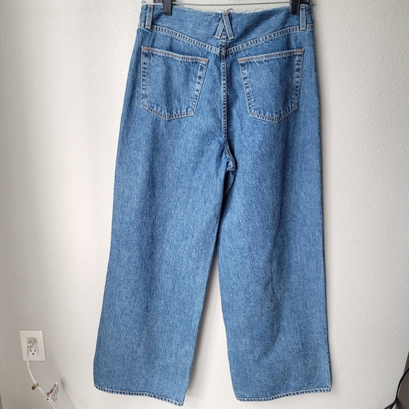 SLVRLAKE Taylor Wide Leg Pleated Jeans Size 29 In Sweet Memory - Picture 9 of 14